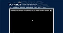 Desktop Screenshot of donohuemarquees.com